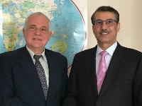 سكرتير الرئيس البلغاري يجتمع مع سفير قطر 