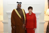 Governor-General, Commander-in-Chief of New Zealand Receives Credentials of Qatar's Ambassador