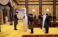 Deputy King of Malaysia Receives Credentials of Qatar's Ambassador