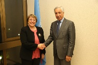 Minister of State for Foreign Affairs Meets UN High Commissioner for Human Rights