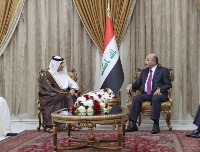 Iraqi President Meets Deputy Prime Minister and Minister of Foreign Affairs