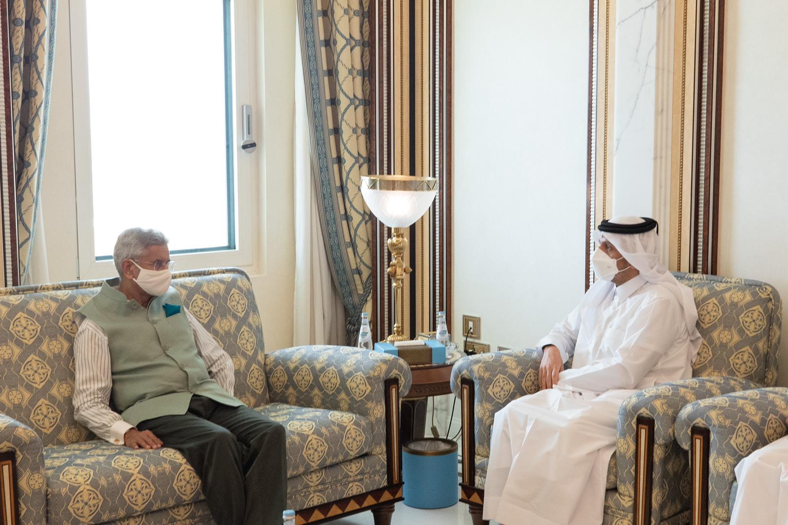 Deputy Prime Minister and Minister of Foreign Affairs Meets Indian Minister of External Affairs