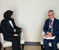 Minister of State for International Cooperation Meets Swiss Official