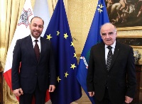 President of Republic of Malta Meets Qatari Acting Charge d'Affairs