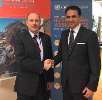 UN Official Meets Qatar's Permanent Representative To The UN