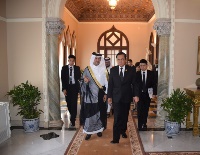 رئيس وزراء مملكة تايلاند يستقبل سفير دولة قطر 