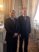مسؤول بلجيكي يجتمع مع سفير دولة قطر
