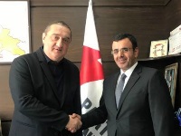 الرئيس التنفيذي لصندوق الشراكة الجورجي يجتمع مع سفير دولة قطر
