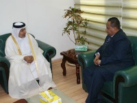 وزير الخارجية السوداني يجتمع مع سفير قطر