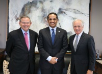 نائب رئيس مجلس الوزراء وزير الخارجية يجتمع مع أعضاء بالكونغرس الأمريكي