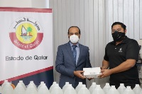 Qatar Embassy Provides Medical, Preventive Equipment for Workers in El Salvador's Penitentiary Centers