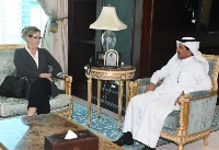 الأمين العام لوزارة الخارجية يجتمع مع مسؤولة أممية