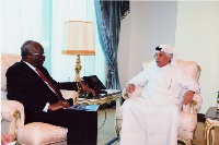 وزير الدولة للشؤون الخارجية يجتمع مع وزير خارجية نيجيريا الاسبق