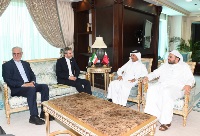 الأمين العام لوزارة الخارجية يجتمع مع مساعد وزير الخارجية الإيراني