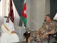 رئيس هيئة الأركان المشتركة الأردنية يلتقي سفير قطر