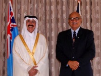 President of Fiji Receives Credentials of Qatari Ambassador