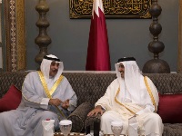 HH the Emir Meets Kuwait First Deputy Prime Minister