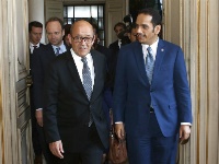 وزير الخارجية يناقش مع نظيرة الفرنسي تطورات الساحة الخليجية