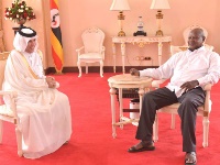 الرئيس الأوغندي يجتمع مع وزير الدولة للشؤون الخارجية