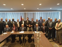 Qatar's Ambassador to EU Participates in Arab Ambassadors Meeting with Palestinian Premier in Brussels