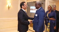 نائب رئيس مجلس الوزراء وزير الخارجية يجتمع مع رئيس مفوضية الاتحاد الأفريقي