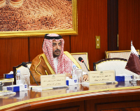 Qatar's Ambassador Meets Chairman of Qatari-Saudi Parliamentary Friendship Committee of Saudi Shura Council
