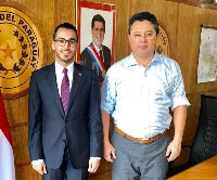 وزير التجارة في الباراغواي يجتمع مع القائم بالأعمال القطري