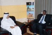 وزير السياحة السوداني يلتقي سفير قطر 
