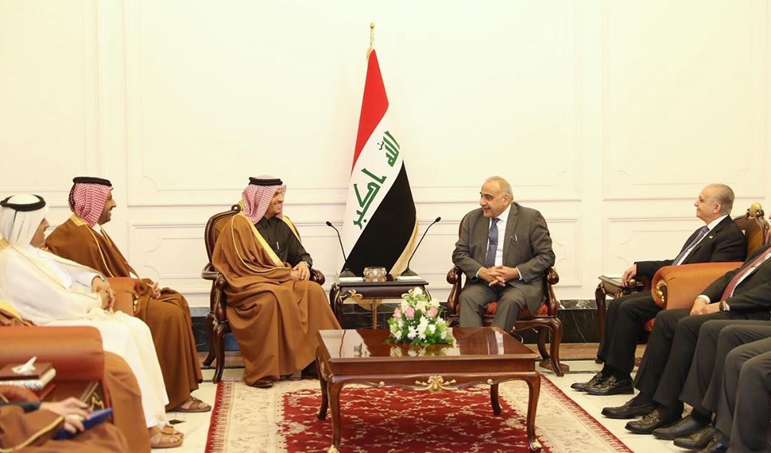 رئيس الوزراء العراقي يجتمع مع نائب رئيس مجلس الوزراء وزير الخارجية