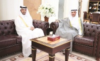 Speaker of Kuwaiti National Assembly Meets Qatari Ambassador