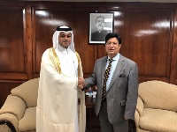 وزير خارجية بنغلاديش يجتمع مع سفير دولة قطر