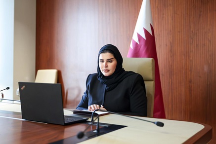 وزير الدولة للتعاون الدولي تجتمع مع وزيرة التنمية الاجتماعية ووزيرة الإغاثة بالإنابة الفلسطينية