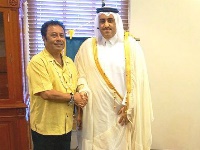 President of Palau Receives Credentials of Qatar's Ambassador