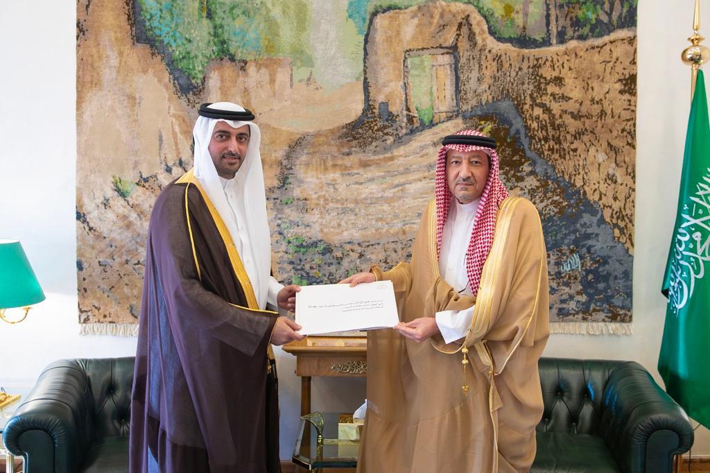 Hh The Amir Sends Written Message To Saudi Crown Prince