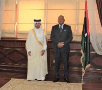 وزير المالية بحكومة الوحدة الوطنية في ليبيا يجتمع مع سفير دولة قطر
