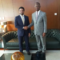 الأمين العام لوزارة خارجية ساحل العاج يجتمع مع سفير دولة قطر