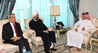 وزير الدولة للشؤون الخارجية يجتمع برئيس جماعة علماء العراق