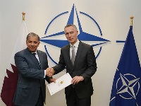 NATO Secretary General Receives Credentials of Qatar's Ambassador