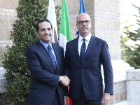 وزير الخارجية يجتمع مع نظيره الإيطالي
