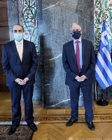 Greek Parliament Speaker Meets Qatari Ambassador