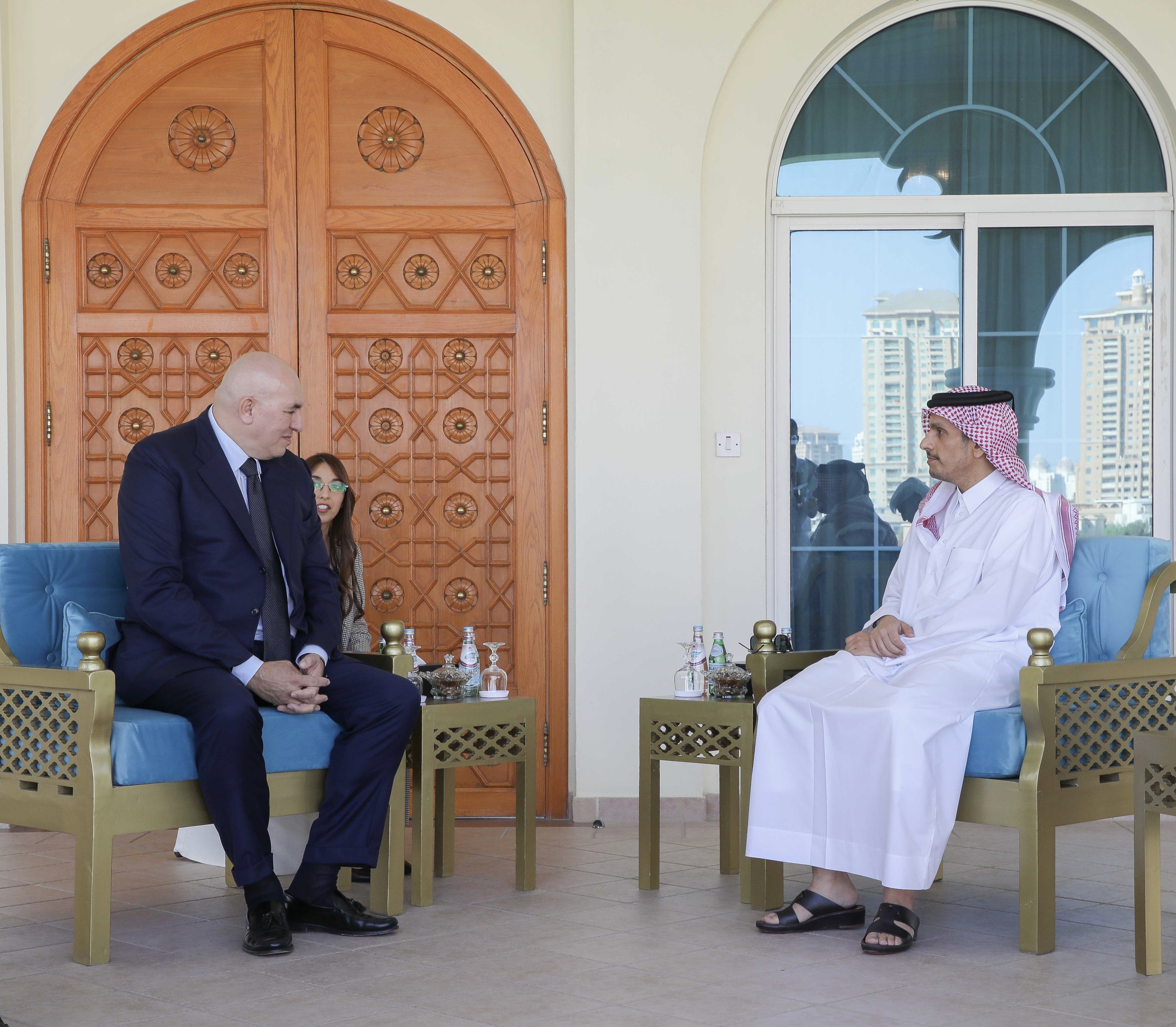 Deputy Prime Minister and Minister of Foreign Affairs Meets Italian Defense Minister