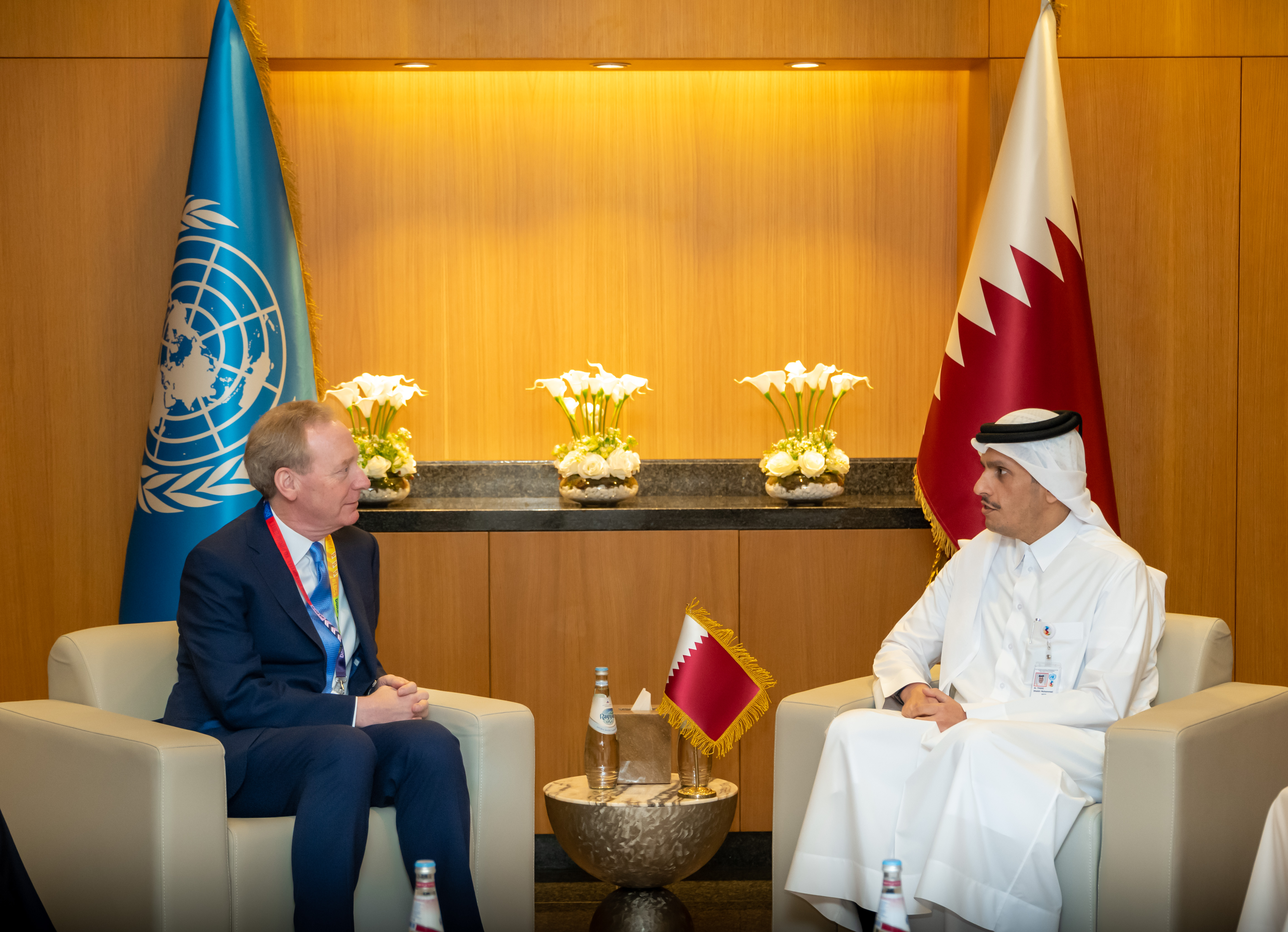 Deputy Prime Minister and Minister of Foreign Affairs Meets Vice Chairman and President of Microsoft
