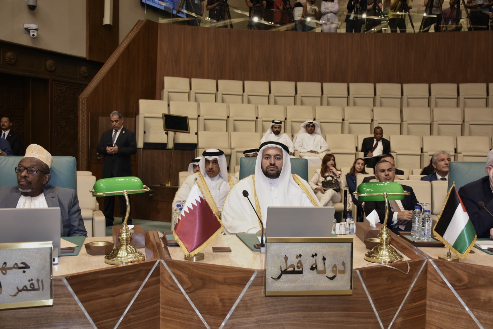 Qatar Participates in Meeting of Arab League Council on Syria, Sudan
