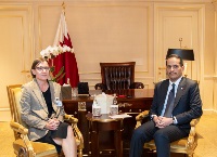 رئيس مجلس الوزراء وزير الخارجية يجتمع مع رئيسة اللجنة الدولية للصليب الأحمر