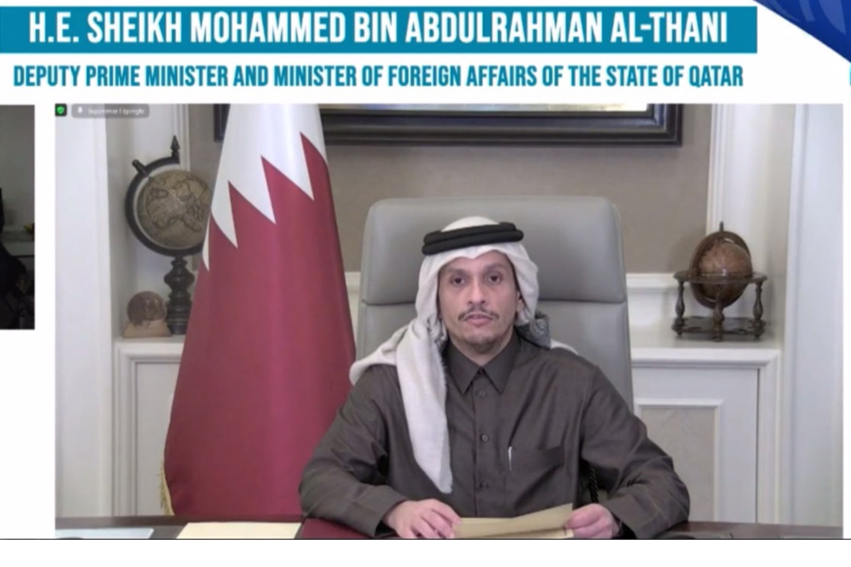 نائب رئيس مجلس الوزراء وزير الخارجية: قطر تعمل على تشجيع مشاركة الشباب في مسارات السلام وصنع القرار 