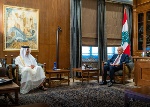 رئيس مجلس النواب اللبناني يجتمع مع نائب رئيس مجلس الوزراء وزير الخارجية 