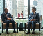 نائب رئيس مجلس الوزراء وزير الخارجية يجتمع مع الوزير الأول ووزير التجارة الدولية والصناعة في ماليزيا
