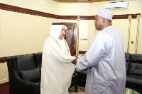 رئيس غامبيا يستقبل سفير قطر