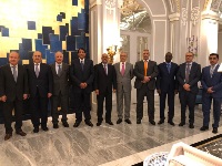 سفير قطر يقم حفل وداع لرئيس بعثة جامعة الدول العربية في روما