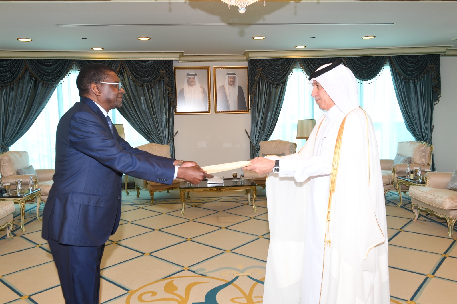 Minister of State for Foreign Affairs Receives Credentials of Ambassadors of Zimbabwe, Myanmar